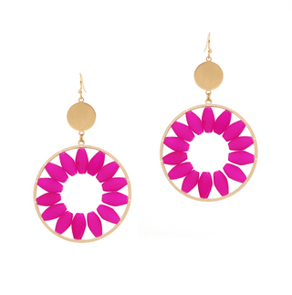 Stone Flower Earrings - Bray and Em Boutique