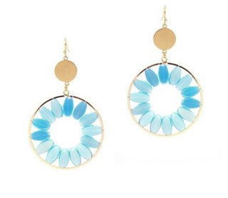 Stone Flower Earrings - Bray and Em Boutique