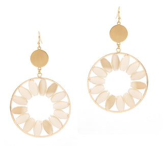 Stone Flower Earrings - Bray and Em Boutique