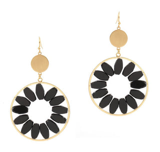 Stone Flower Earrings - Bray and Em Boutique
