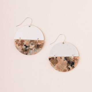 Stone Full Moon Earrings - Bray and Em Boutique