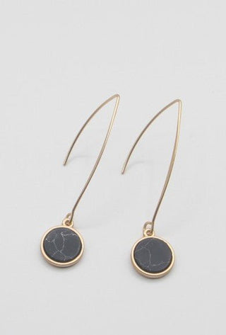Stone Hook Earrings - Bray and Em Boutique