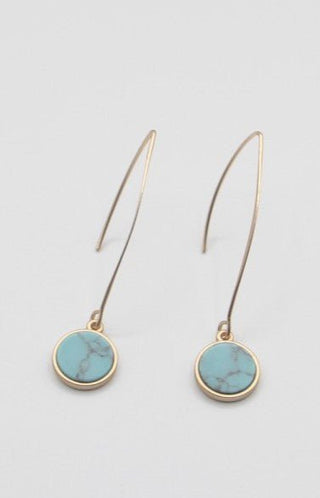 Stone Hook Earrings - Bray and Em Boutique