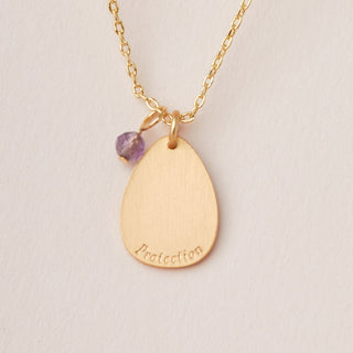 Stone Intention Charm Necklace - Bray and Em Boutique