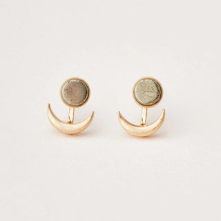 Stone Moon Phase Ear Jacket - Bray and Em Boutique