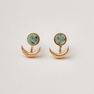 Stone Moon Phase Ear Jacket - Bray and Em Boutique