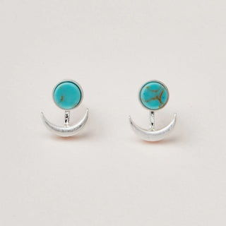 Stone Moon Phase Ear Jacket - Bray and Em Boutique