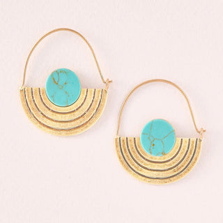 Stone Orbit Earrings - Bray and Em Boutique
