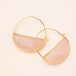 Pink Rose Quartz-Gold