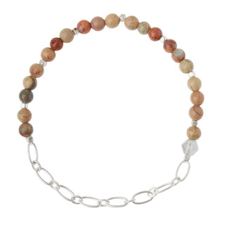 Stone Chain Stacking Bracelet