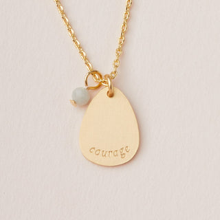 Stone Intention Charm Necklace