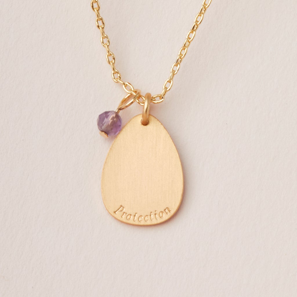 Stone Intention Charm Necklace