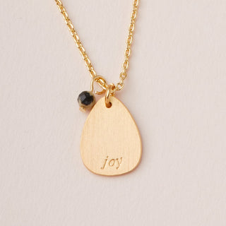 Stone Intention Charm Necklace