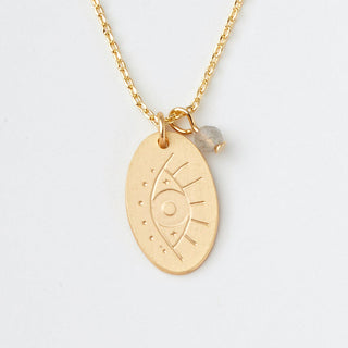 Stone Intention Charm Necklace