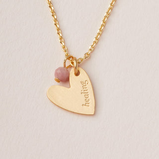 Stone Intention Charm Necklace