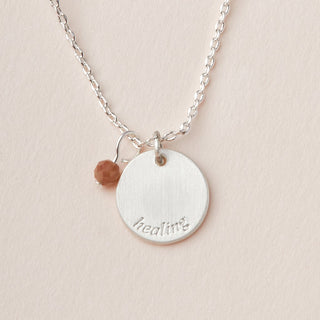 Stone Intention Charm Necklace