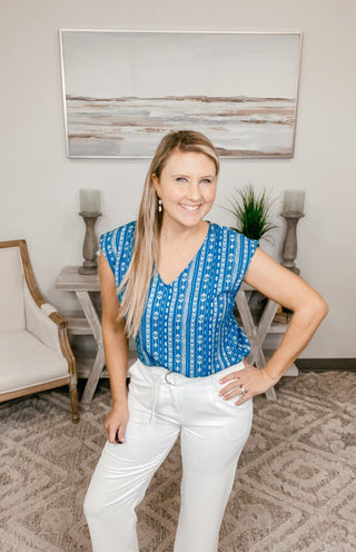 Summer Sass Blouse - Bray and Em Boutique
