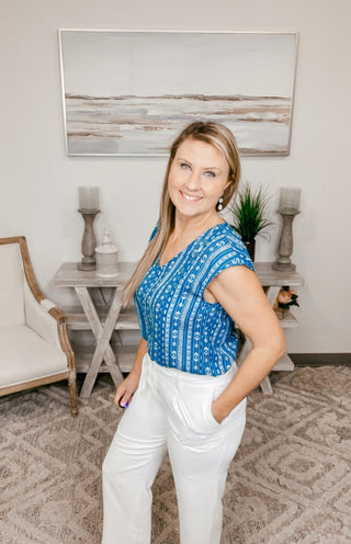 Summer Sass Blouse - Bray and Em Boutique