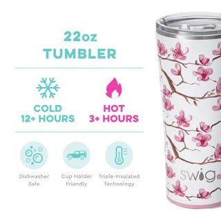 Swig Cherry Blossom Tumbler (22 oz) - Bray and Em Boutique