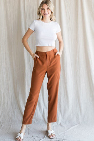 Taking Over Cropped Pant - Bray and Em Boutique