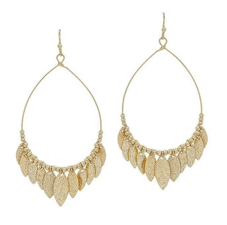 Teardrop Daydreamer Hoop Earrings - Bray and Em Boutique