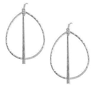 Teardrop with Bar Earrings - Bray and Em Boutique