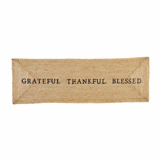 Thankful Long Jute Mat - Bray and Em Boutique