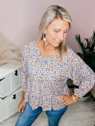The Blueberry Top - Bray and Em Boutique