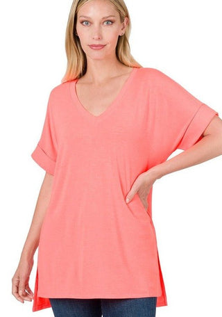 The High - Low Hem Top - Neons - Bray and Em Boutique