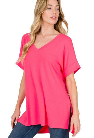 The High - Low Hem Top - Neons - Bray and Em Boutique
