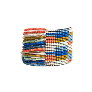 The Olive Beaded Stretch Bracelet - Bray and Em Boutique