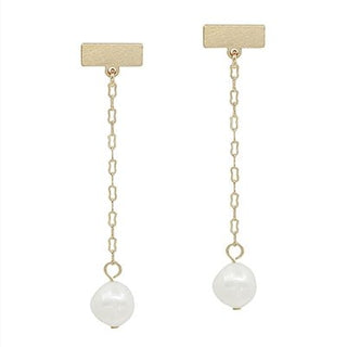 The Pearl Drop Earrings - Bray and Em Boutique