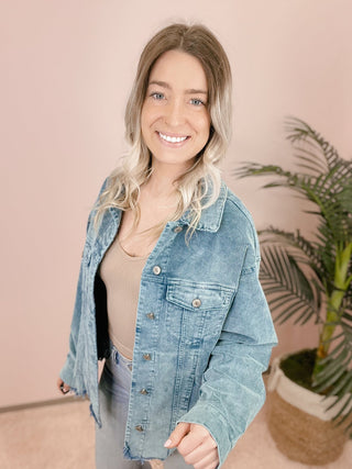 Thinking Of Our Place Jacket - Bray and Em Boutique