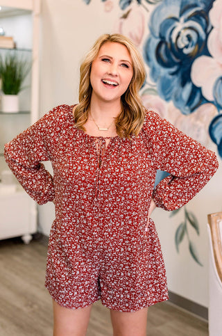 Tiny Floral Romper - Bray and Em Boutique