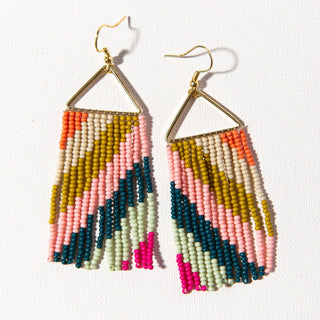 Triangle Seed Bead Earrings