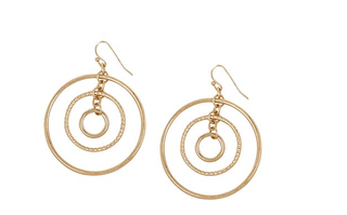 Triple Circle Rings Earrings - Bray and Em Boutique