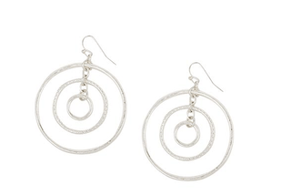 Triple Circle Rings Earrings - Bray and Em Boutique