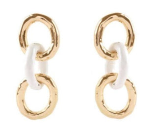 Triple Drop Chain Earrings - Bray and Em Boutique