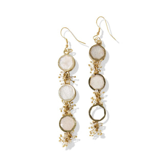 Triple Stone Drop Earring - Bray and Em Boutique