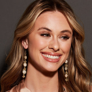 Triple Stone Drop Earring - Bray and Em Boutique