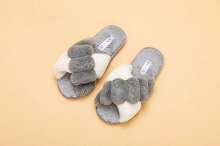 Two - Tone Slippers - Bray and Em Boutique