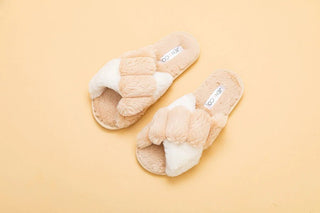 Two - Tone Slippers - Bray and Em Boutique