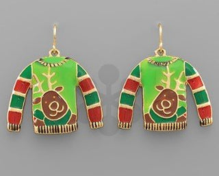 Ugly Sweater Earrings - Bray and Em Boutique