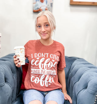 Until I've Had My Coffee Graphic Tee - Bray and Em Boutique