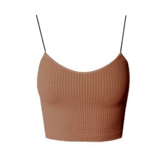 Waffle Crop Cami - Bray and Em Boutique