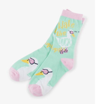 Wake The Duck Up Socks - Bray and Em Boutique