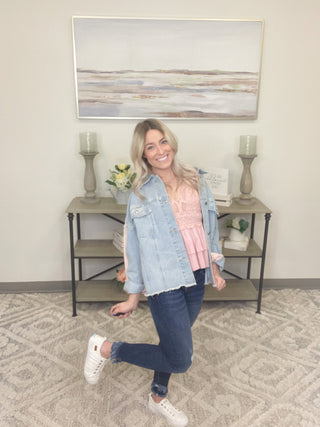 We Wear Pink Shacket - Bray and Em Boutique