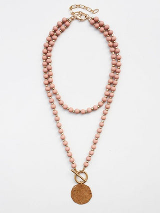 Wooden Bead Layered Necklace - Bray and Em Boutique
