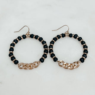 Wooden Chain You Earrings - Bray and Em Boutique