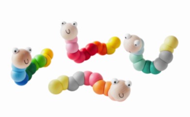Wooden Wiggle Worm